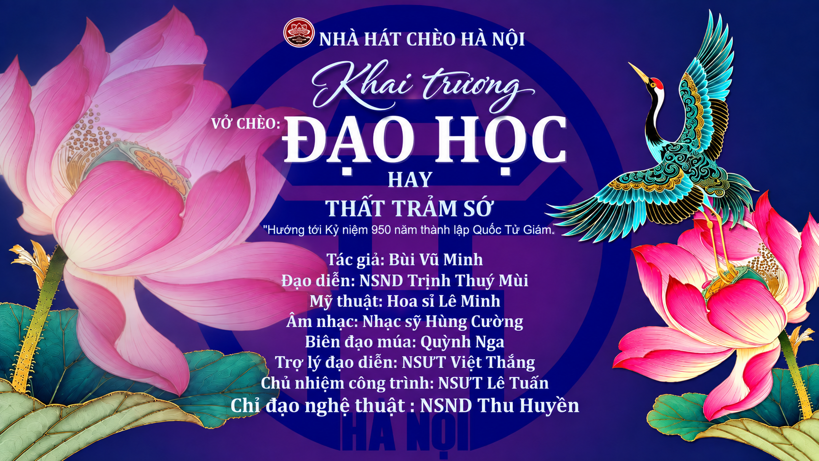 Khai trương vở chèo Đạo học